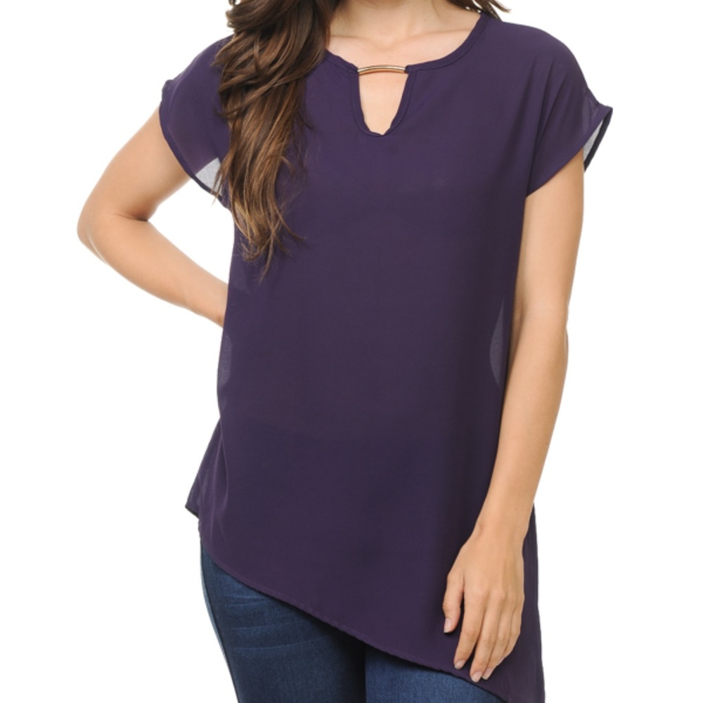 Purple A Symmetrical Bottom Top